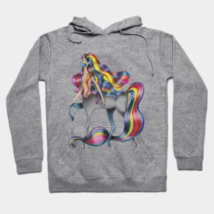 Covid  Unicorn Hoodie